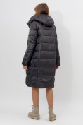 Оптом Пальто утепленное женское зимние черного цвета 11201Ch в Екатеринбурге, фото 12