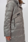 Оптом Пальто утепленное женское зимние светло-серого цвета 11201SS в Екатеринбурге, фото 16