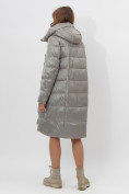 Оптом Пальто утепленное женское зимние светло-серого цвета 11201SS в Екатеринбурге, фото 4
