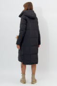 Оптом Пальто утепленное женское зимние черного цвета 11207Ch в Екатеринбурге, фото 8