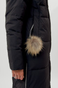 Оптом Пальто утепленное женское зимние черного цвета 112132Ch в Екатеринбурге, фото 10