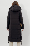 Оптом Пальто утепленное женское зимние черного цвета 112132Ch в Екатеринбурге, фото 12