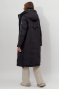 Оптом Пальто утепленное женское зимние черного цвета 112205Ch в Екатеринбурге, фото 6