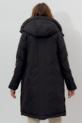 Оптом Пальто утепленное женское зимние черного цвета 112209Ch в Екатеринбурге, фото 12