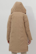 Оптом Пальто утепленное женское зимние горчичного цвета 112209G в Екатеринбурге, фото 10