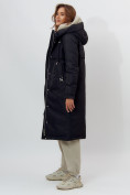 Оптом Пальто утепленное женское зимние черного цвета 112210Ch в Екатеринбурге, фото 6