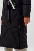 Оптом Пальто утепленное женское зимние черного цвета 112227Ch в Екатеринбурге, фото 15
