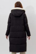Оптом Пальто утепленное женское зимние черного цвета 112227Ch в Екатеринбурге, фото 11