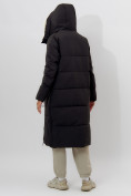 Оптом Пальто утепленное женское зимние черного цвета 112227Ch в Екатеринбурге, фото 4
