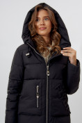 Оптом Пальто утепленное женское зимние черного цвета 112253Ch в Екатеринбурге, фото 13