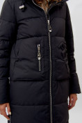 Оптом Пальто утепленное женское зимние черного цвета 112253Ch в Екатеринбурге, фото 15