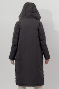 Оптом Пальто утепленное женское зимние черного цвета 112261Ch в Екатеринбурге, фото 13