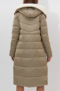 Оптом Пальто утепленное женское зимние бирюзового цвета 112268Br в Екатеринбурге, фото 16