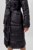 Оптом Пальто утепленное женское зимние черного цвета 112268Ch в Екатеринбурге, фото 17