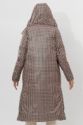 Оптом Пальто утепленное двухстороннее женское бежевого цвета 112272B в Екатеринбурге, фото 8