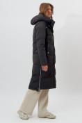Оптом Пальто утепленное женское зимние черного цвета 113135Ch в Екатеринбурге, фото 17