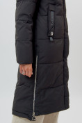 Оптом Пальто утепленное женское зимние черного цвета 113135Ch в Екатеринбурге, фото 9