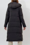 Оптом Пальто утепленное женское зимние черного цвета 113135Ch в Екатеринбурге, фото 11