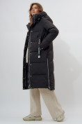 Оптом Пальто утепленное женское зимние черного цвета 113135Ch в Екатеринбурге, фото 13