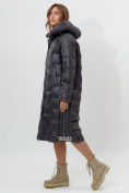 Оптом Пальто утепленное женское зимние черного цвета 11373Ch в Екатеринбурге, фото 12