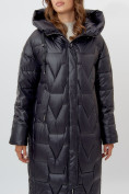 Оптом Пальто утепленное женское зимние черного цвета 11373Ch в Екатеринбурге, фото 14