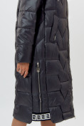 Оптом Пальто утепленное женское зимние черного цвета 11373Ch в Екатеринбурге, фото 16