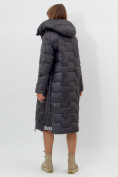 Оптом Пальто утепленное женское зимние черного цвета 11373Ch в Екатеринбурге, фото 6