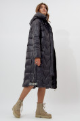 Оптом Пальто утепленное женское зимние черного цвета 11373Ch в Екатеринбурге, фото 8