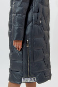 Оптом Пальто утепленное женское зимние темно-зеленого цвета 11373TZ в Екатеринбурге, фото 11