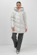 Оптом Куртка женская демисезонная с капюшоном серого цвета 1139Sr, фото 11