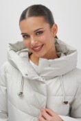 Оптом Куртка женская демисезонная с капюшоном серого цвета 1139Sr, фото 6