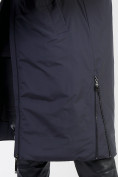 Оптом Куртка зимняя удлиненная женская темно-синего цвета 114-935_123TS, фото 6