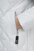 Оптом Куртка женская демисезонная с капюшоном серого цвета 1140Sr, фото 12