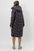 Оптом Пальто утепленное женское зимние черного цвета 11608Ch в Екатеринбурге, фото 4