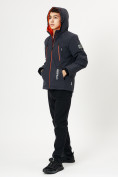 Оптом Куртка демисезонная для мальчика темно-серого цвета 1166TC в Казани, фото 5