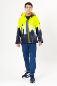 Оптом Куртка демисезонная для мальчика желтого цвета 1168J в Екатеринбурге, фото 3
