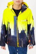 Оптом Куртка демисезонная для мальчика желтого цвета 1168J в Екатеринбурге, фото 8