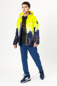 Оптом Куртка демисезонная для мальчика желтого цвета 1168J в Казани, фото 11