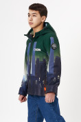 Оптом Куртка демисезонная для мальчика темно-зеленого цвета 1168TZ в Екатеринбурге, фото 8
