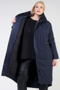 Оптом Куртка зимняя женская классическая  темно-синего цвета 118-931_15TS, фото 9