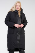 Оптом Куртка зимняя женская классическая черного цвета 118-931_701Ch в Казани, фото 4