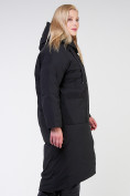 Оптом Куртка зимняя женская классическая черного цвета 118-931_701Ch в Перми, фото 5
