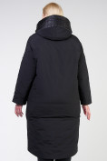 Оптом Куртка зимняя женская классическая черного цвета 118-931_701Ch в Воронеже, фото 7
