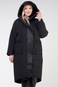 Оптом Куртка зимняя женская классическая черного цвета 118-931_701Ch в Воронеже, фото 8
