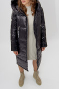Оптом Пальто утепленное женское зимние черного цвета 11816Ch в Екатеринбурге, фото 18