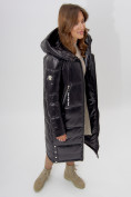 Оптом Пальто утепленное женское зимние черного цвета 11816Ch в Екатеринбурге, фото 20