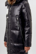 Оптом Пальто утепленное женское зимние черного цвета 11816Ch в Екатеринбурге, фото 7