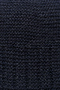 Оптом Шапка еврозима санта темно-синего цвета 6036TS, фото 3