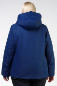 Оптом Куртка горнолыжная женская большого размера темно-синего цвета 11982TS в Самаре, фото 4
