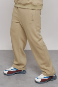 Оптом Спортивный костюм мужской трикотажный демисезонный бежевого цвета 120007B в Кемерово, фото 9